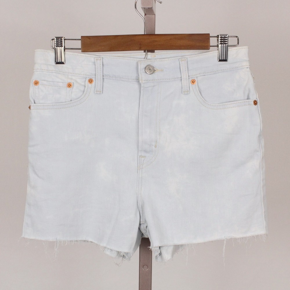 Levi Strauss & Co. Light Blue Wash Cut-Off High-Rise Denim Shorts